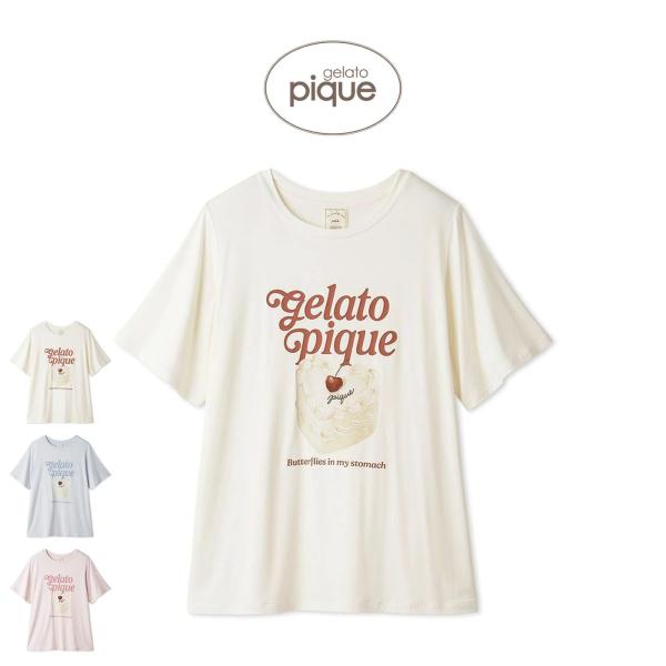ジェラートピケ gelato pique【接触冷感】ケーキワンポイントTシャツ PWCT262314