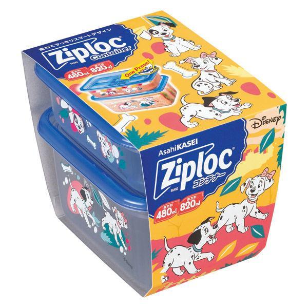 ジップロック（Ziploc） スクリューロック 480ml＆820ml 各1個入 101匹