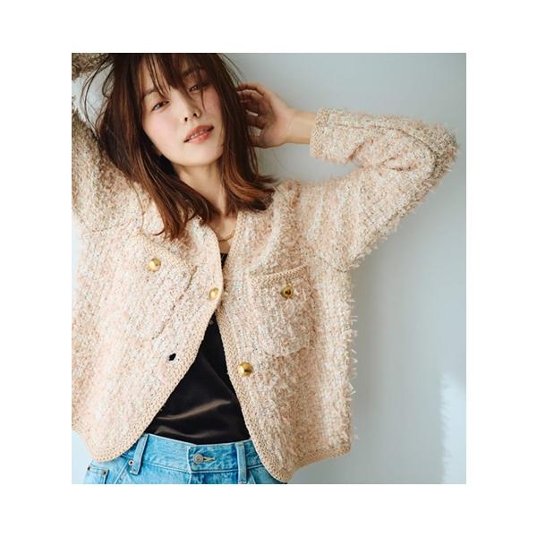 Mila Owen ミラオーウェン ツイードジャケット 0サイズ（S-M相当