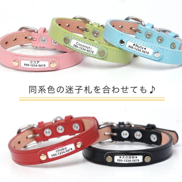 犬 首輪 犬の首輪 迷子札 名前入り ネームタグ 小型犬 中型犬 革 革製 皮 本革 レザー 栃木レザー おしゃれ かわいい カラー シンプル 15mm 18mm Buyee Buyee 提供一站式最全面最專業現地yahoo Japan拍賣代bid代拍代購服務 Bot Online