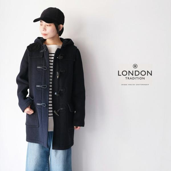ロンドントラディション LONDON TRADITION RINA ダッフルコート レディース メンズ アウター ジャケット コート ブラックウォッチ イギリス製 英国 爆買