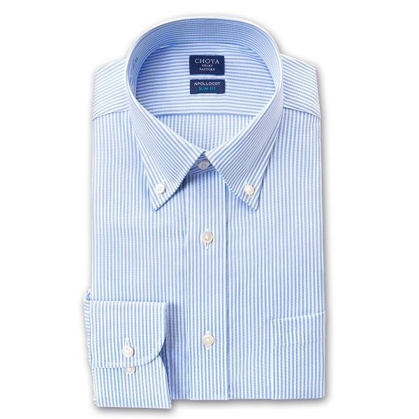 CHOYA SHIRT FACTORY メンズ長袖 形態安定ワイシャツ CFD541-450