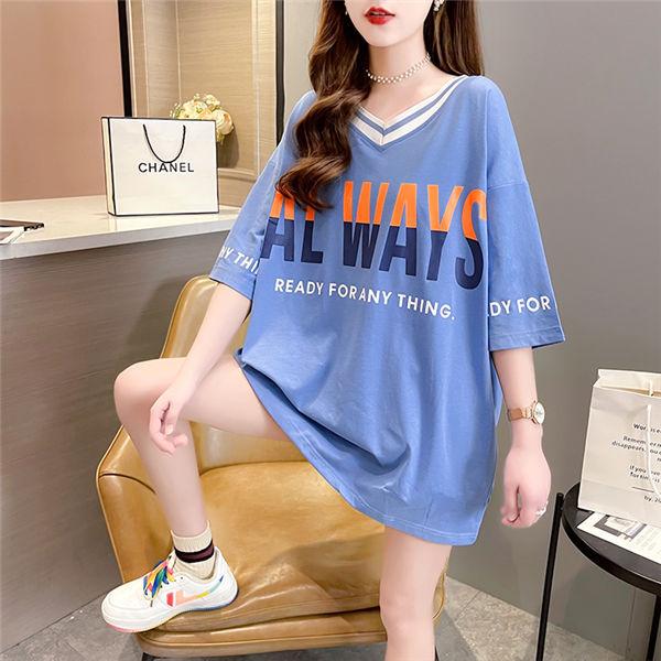 半袖tシャツレディース Vネック Tシャツ ロゴt 文字 半袖tシャツ 可愛い ゆったり カットソー 半そでtシャツ ゆるカットソー 夏服 肌着 リゾート Chrdxt Chrisbluk 通販 Yahoo ショッピング