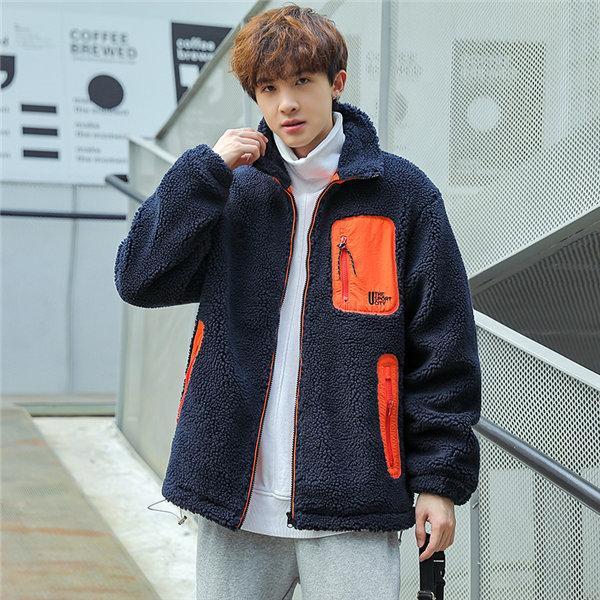 メンズフリースジャケット 裏ボア 防風 防寒着 冬物アウター カジュアルジャケット スタジャン ジップアップ 野球ジャケット 冬服 送料無料 Chriygrt Chrisbluk 通販 Yahoo ショッピング