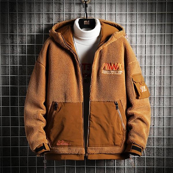 フリースジャケット メンズ お兄系 カッコイイ もこもこ メンズジャケット 冬服 無地ジャケット ブルゾン ポケット付き 防寒着 冬物アウター 冬服 送料無料 Chriygrt Chrisbluk 通販 Yahoo ショッピング