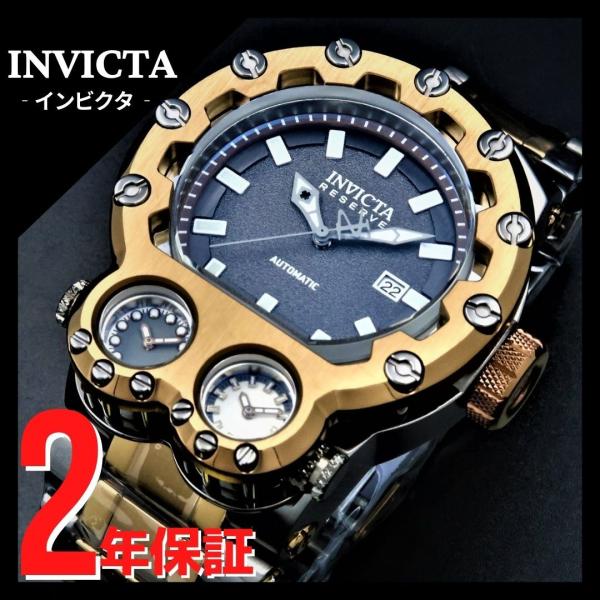 次*ー様 インビクタ メンズ腕時計 ゴールド メンズ ボルト 52mm クォーツ インビクタ Invicta インヴィクタ 男性用 腕時計 メンズ ウォ