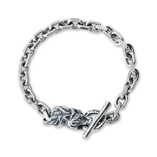 極美品！ビルウォールレザー スクエアチェーン リンク ホースヘッド