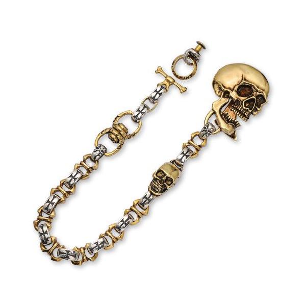 【ONE TOO MANY ワントゥーメニー Wallet Chain ウォレットチェーン】シニアグレードシルバー＆ブラスコンボウォレットチェーン【送料無料】
