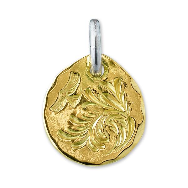 正規品 鷲見太郎 ペンダントセット 鷲見太郎 Pendant ペンダント】K18YGアラベスクメタルペンダントw