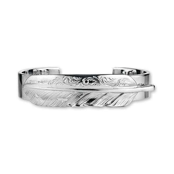 鷲見太郎 BRACELET ブレスレット】12mmプレーンバングル/Lアラベスク