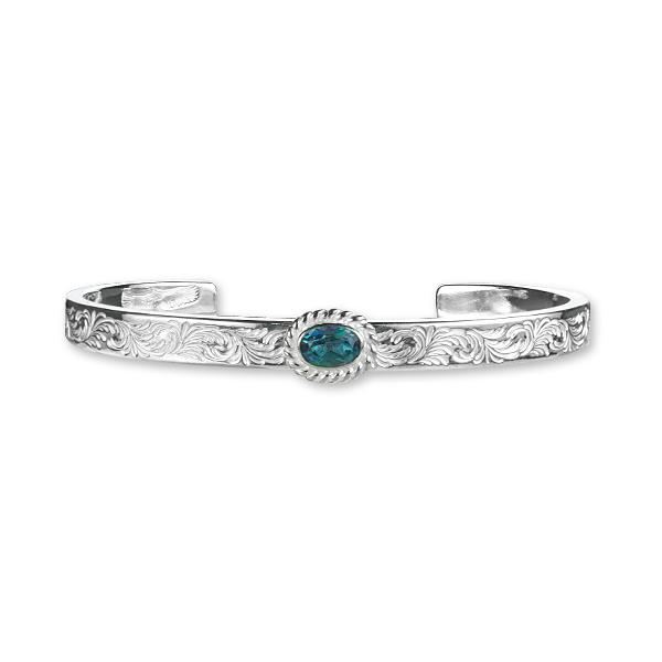 鷲見太郎 BRACELET ブレスレット】アラベスクデザイン5mmバングル w  