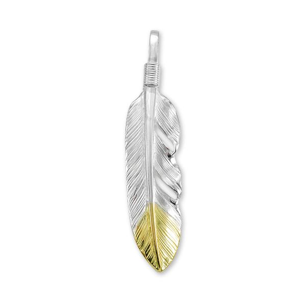 鷲見太郎 Pendant ペンダント】SフェザーK18イエローゴールドトップ