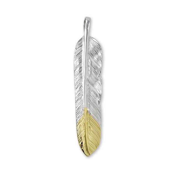 鷲見太郎 Pendant ペンダント】MフライトフェザーK18イエローゴールド