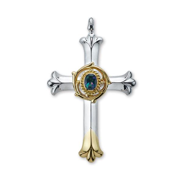 鷲見太郎　ホイールクロス 鷲見太郎 Pendant ペンダント】クロスK18YGトップペンダント w