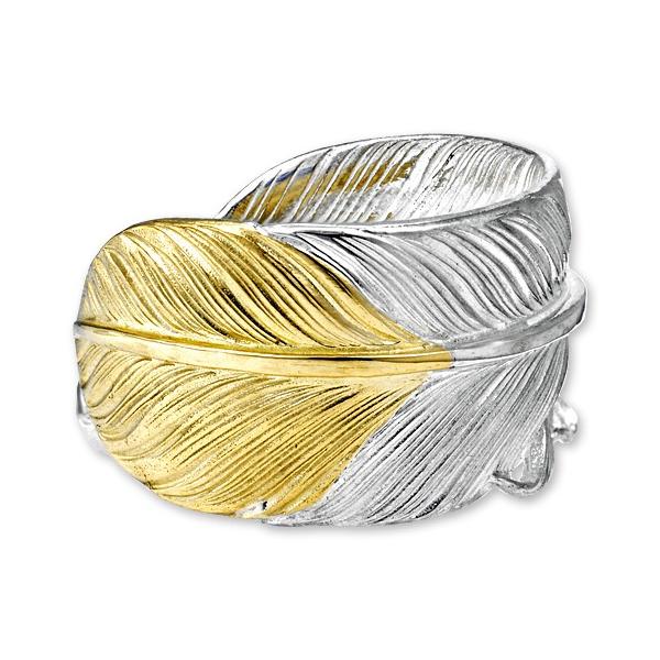 鷲見太郎 Ring リング】LフライトフェザーK18イエローゴールドトップ