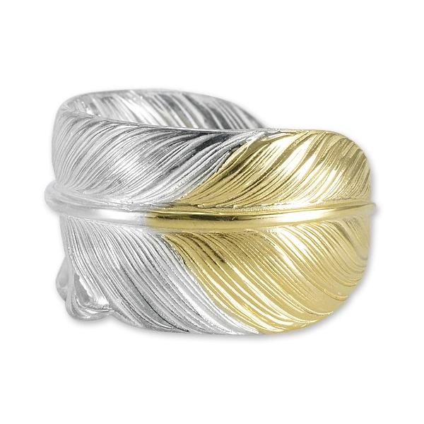 鷲見太郎 Ring リング】LフライトフェザーK18イエローゴールドトップ