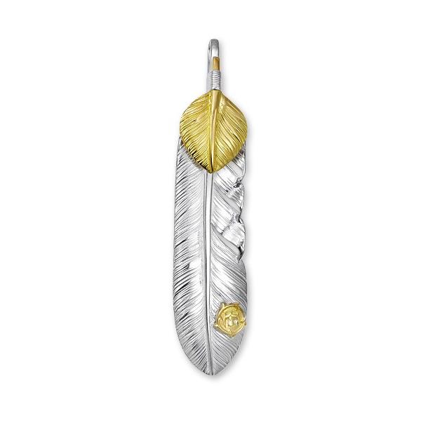 鷲見太郎 Pendant ペンダント】オールドLフェザーK18ハートフェザーペンダント01 w/K18アラベスクイーグルメタル【送料無料】 :WSP11L-WGP6L-01old-KAEM:CHRONO.!店 通販 オールドLフェザーK18ハートフェザーペンダント02 w K18アラベスクイーグルメタル