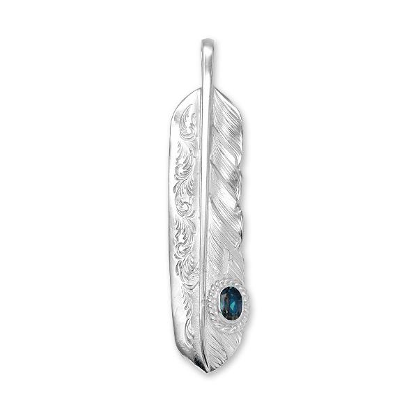 鷲見太郎 Pendant ペンダント】Lアラベスクフライトフェザーペンダント