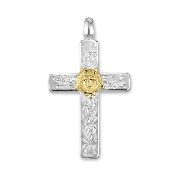 鷲見太郎 Pendant ペンダント】ミニアラベスククロスペンダント w