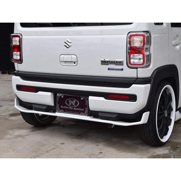 ハスラー MR52S MR92S リアフラップスポイラー GLANZ Butterfly System