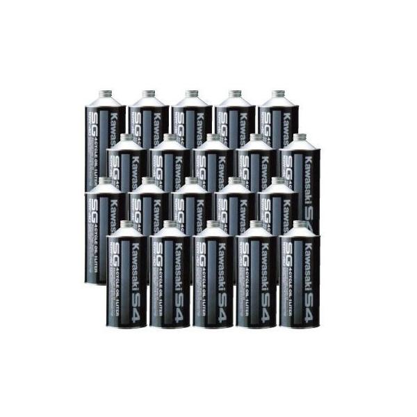 KAWASAKI 4�T�C�N���W�F�b�g�I�C�� S4 SG-10W-40 1L 1�P�[�X 20�{ �y���[�J�[�i�ԁFJ0146-0011C�z