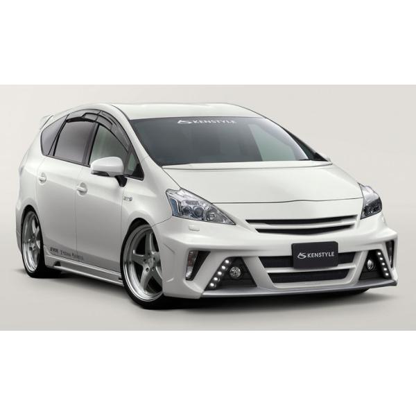 �v���E�X�� ZVW40W/ZVW41W �O�� �t�����g�o���p�[�X�|�C���[�iLED�f�C�^�C�������v�Z�b�g�j �h���� KENSTYLE NEXT �o���p�[�^�C�v �P���X�^�C��