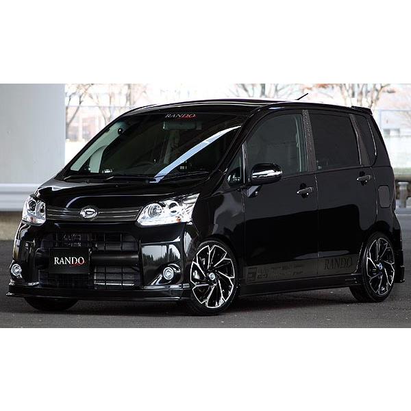 LA100Sムーヴカスタム エアロ2点 LA100S ムーヴカスタム エアロパーツ フロントハーフスポイラー
