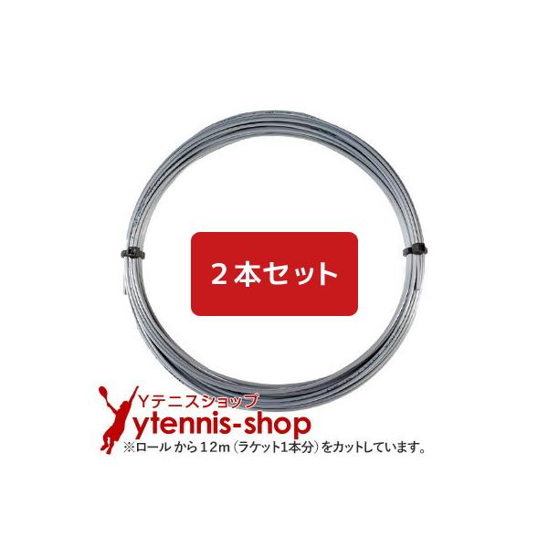 【12mカット品】ヘッド リンクス ツアー グレー｜1.25mm x２本セット