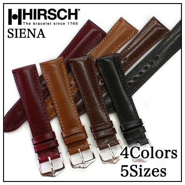 時計ベルト バンド 腕時計バンド HIRSCH SIENA シエナ レザー
