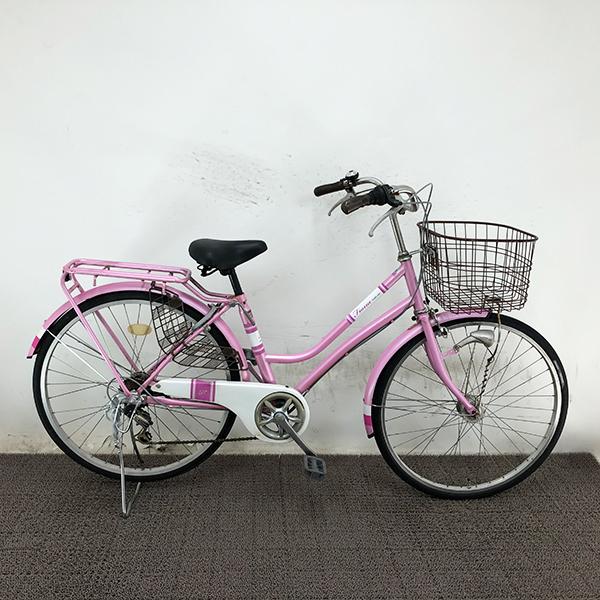 整備済 軽快車 26インチ ピンク