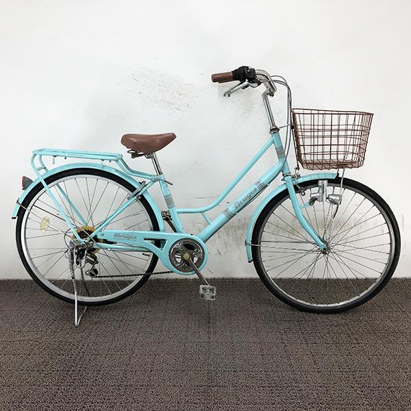 整備済 軽快車 26インチ ブルー