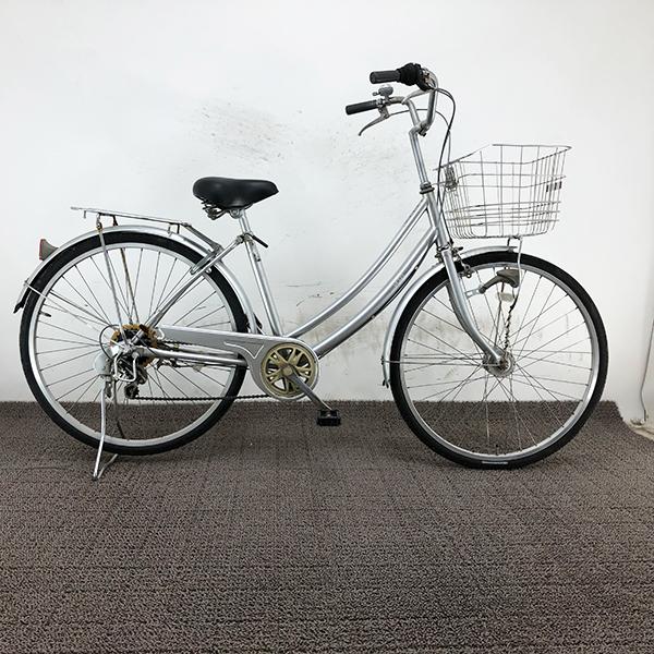 整備済 軽快車 26インチ 外装6段変速