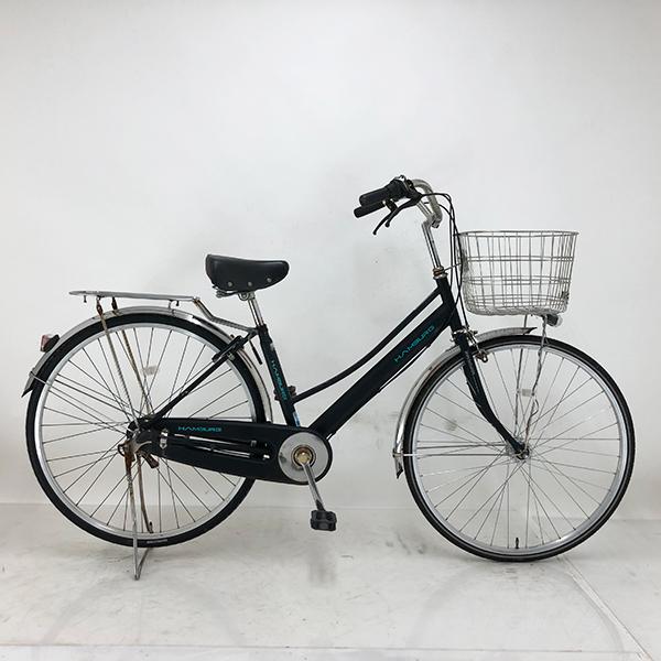 10%OFF】中古 自転車 激安 軽快車 国内メーカーHAMBURG 27インチ 内装 