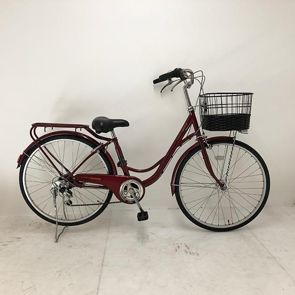 10%OFF】中古 自転車 激安 軽快車 国内メーカーmerletto 26インチ 外装 