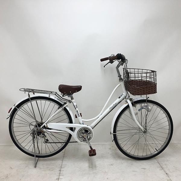 10%OFF】中古 自転車 激安 軽快車 maruishi Paulia 26インチ 外装6段 