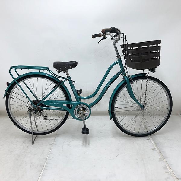 10%OFF】中古 自転車 激安 軽快車 maruishi La seine 26インチ 外装6段