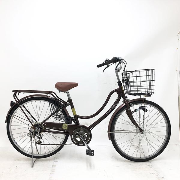 【10%OFF】中古 自転車 激安 軽快車 marukin FLOAT MIX 26インチ 外装6段 整備士点検済み