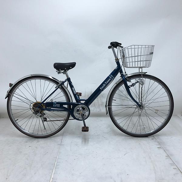 10%OFF】中古 自転車 激安 シティサイクル maruishi Fresh Town 27