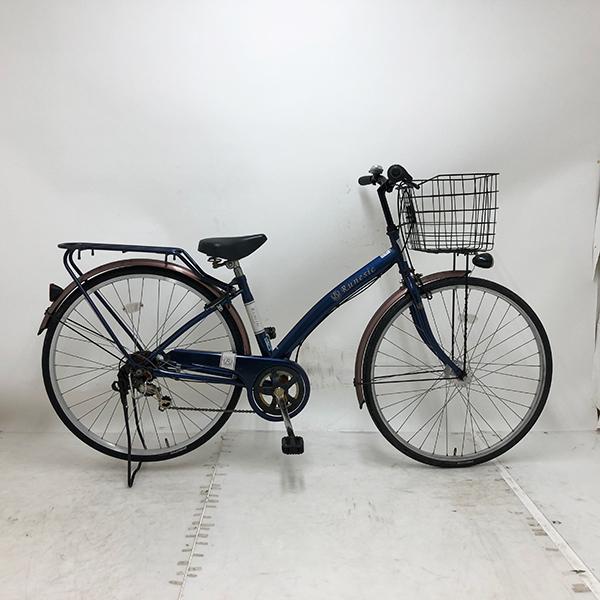 【10%OFF】中古 自転車 激安 シティサイクル 国内メーカー marukin Runesic 27インチ 外装6段 整備士点検済み