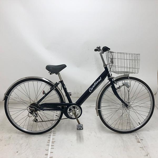 【10%OFF】中古 自転車 激安 シティサイクル 国内メーカー Cardinal 27インチ 外装6段 整備士点検済み
