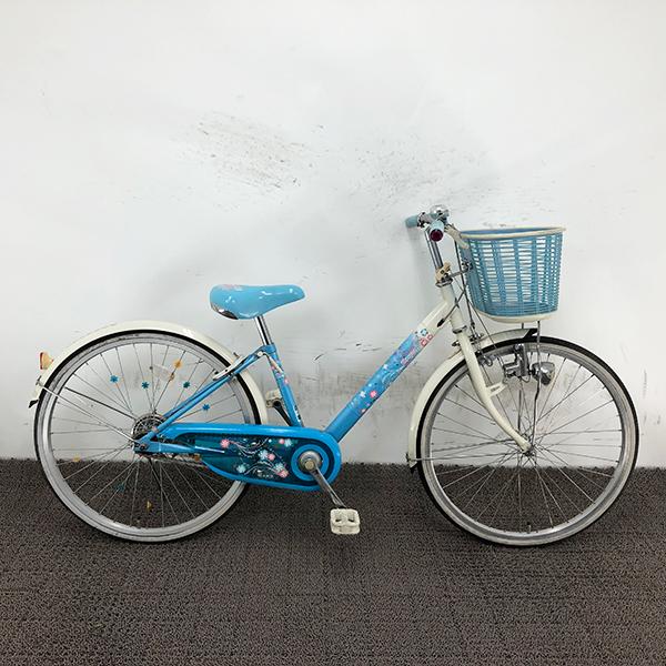 中古子供自転車2366 ブリヂストン エコパル 24インチ ギヤなし