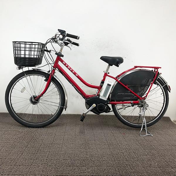 中古 ブリヂストン アルミフレーム軽快車 変速付き（チャイルドシート