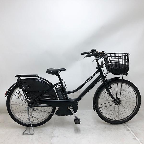 美品電動自転車 ブリヂストン ハイディB 26インチ HYDEE.B 黒 電動自転車 ブリヂストン HYDEE B ハイディ ビー ネイビー 26インチ