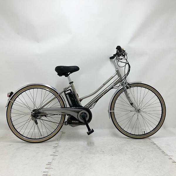 【20％OFF】【新品バッテリー・充電器】中古 自転車 電動アシスト パナソニック Titanium Light EB 26x1.25インチ 内装3段 チタンフレーム 整備士点検済