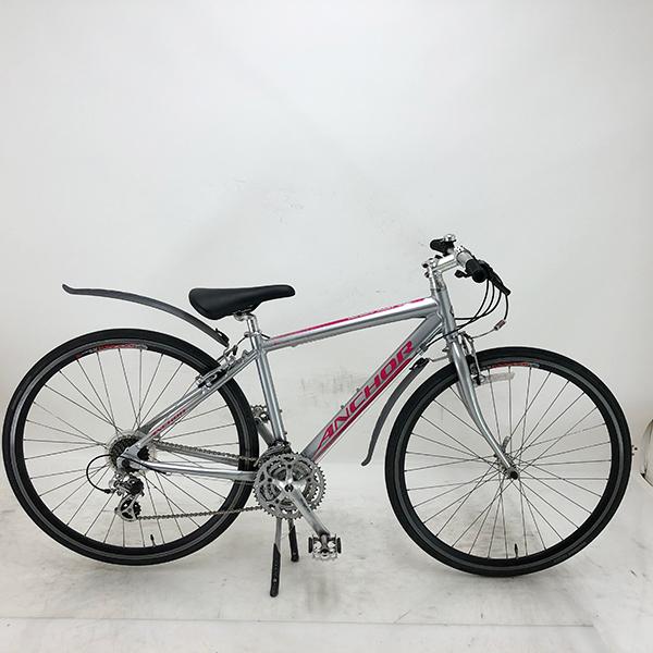 10%OFF】中古 自転車 激安 クロスバイク ANCHOR 700x28c (前)3×(後)8s 
