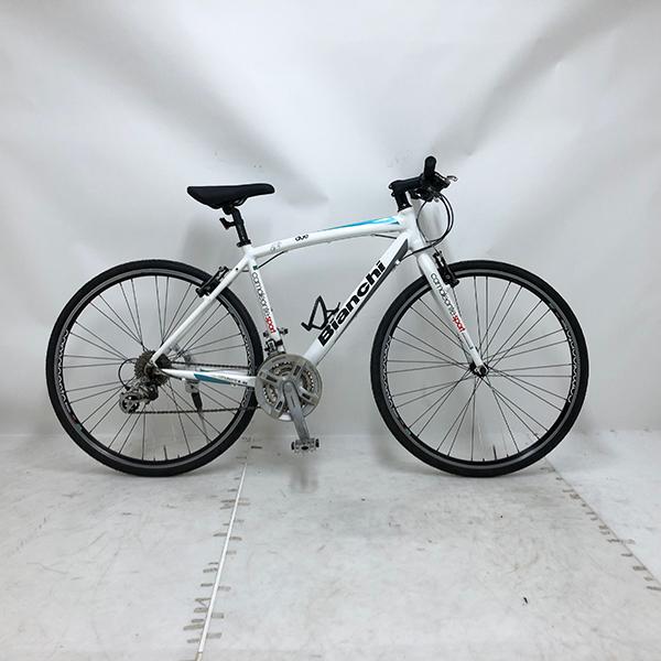 【10%OFF】中古 自転車 激安 クロスバイク Bianchi camaleonte sport 700x28c  (前)3x(後)8s 整備士点検済み