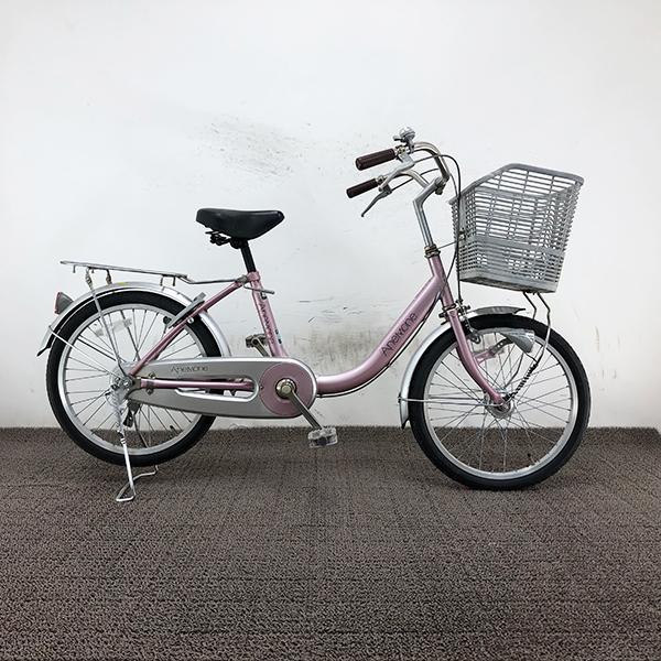 20インチ.変速.オートライト.前カゴ付き整備済中古自転車