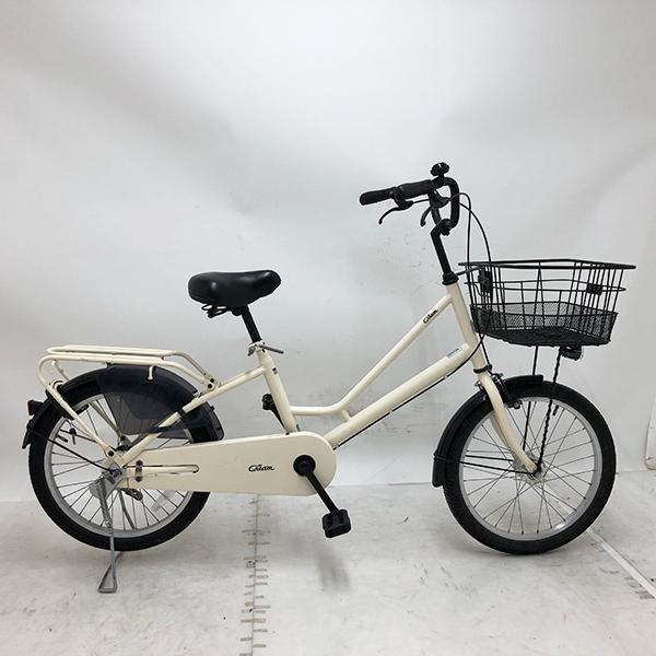 【10%OFF】中古 自転車 激安 小径車 国内メーカー Cream 20インチ 変速なし 整備士点検済み
