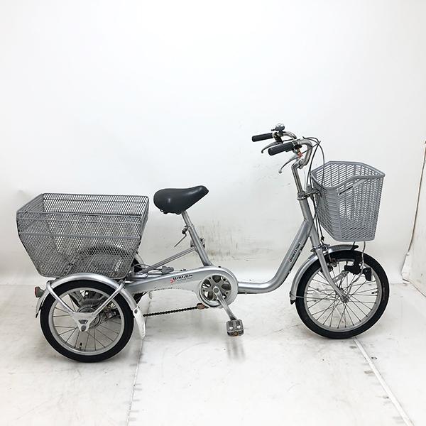 【10%OFF】中古 自転車 激安  三輪車 ブリヂストン WAGON 18/16インチ 内装3段 整備士点検済み