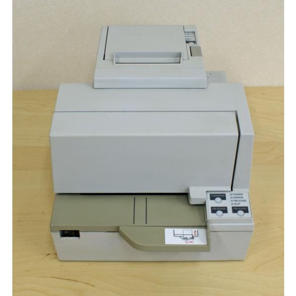 【商品説明】USBインターフェースです。【メーカー】EPSON【型番】TM-H50002 261【オプション】本体とACアダプタが付属します【状態】中古品です。印字テストは良好です。ピン欠けなどはありません。リボンは消耗していますので必要に...